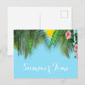 夏時ぶら下がったの枝が青 ポストカード (正面/裏面)