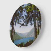 夏時計のクシュマン湖 ラージ壁時計 (傾斜)