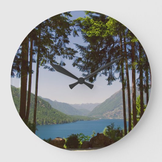 夏時計のクシュマン湖 ラージ壁時計 (正面)