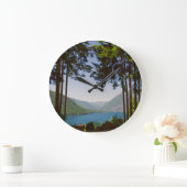 夏時計のクシュマン湖 ラージ壁時計 (ホーム)