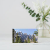 夏時間か山 名刺 (スタンド正面)