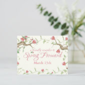 夏時間のアラームはがき ポストカード (スタンド正面)