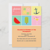 夏時間の招待状 招待状 (正面)