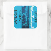 夏時間の指標 スクエアシール (バッグ)