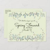 夏時間リマインダー事業 ポストカード (正面/裏面)