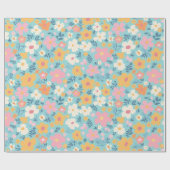 夏時間位置パターン ラッピングペーパー (フラット)