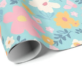 夏時間位置パターン ラッピングペーパー (ロールコーナー)