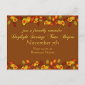 夏時間秋バックリマインダー事業 ポストカード (正面)