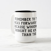 夏時間調整のマグ ツートーンマグカップ (正面左)