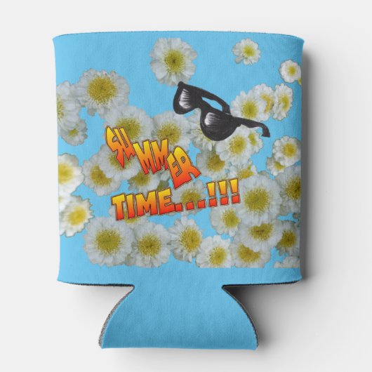 夏時間顧客文字花クーラーボックス 缶クーラー (裏面)