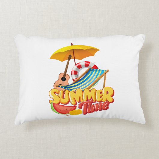 夏時間 アクセントクッション (正面)