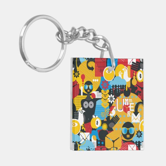 夏時間 キーホルダー (正面左)