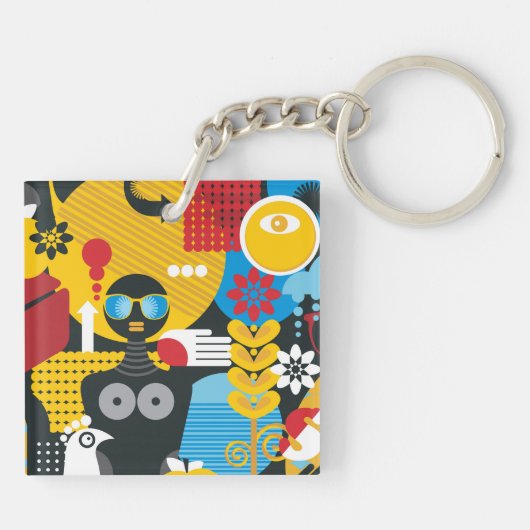 夏時間 キーホルダー (裏面)