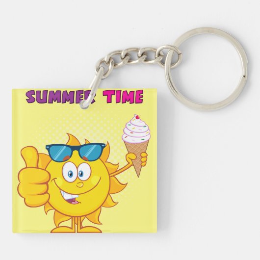 夏時間 キーホルダー (裏面)