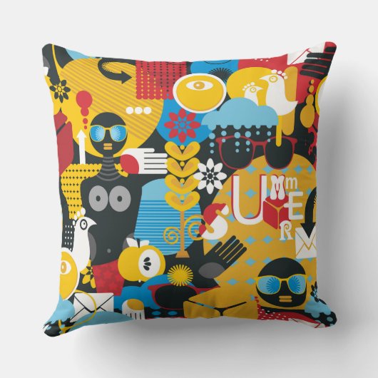 夏時間 クッション (裏面)