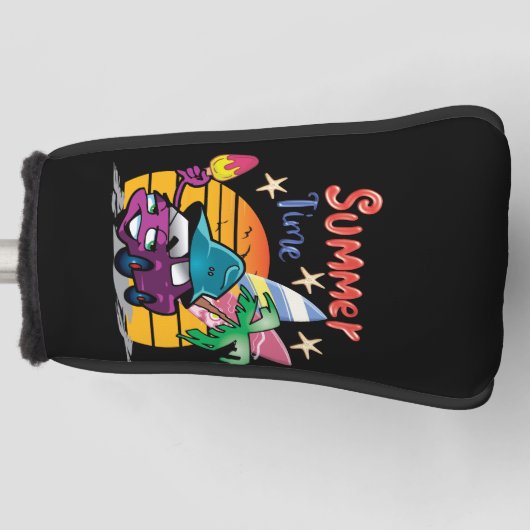 夏時間 ゴルフヘッドカバー (正面)