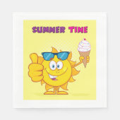 夏時間 スタンダードランチョンナプキン (正面)