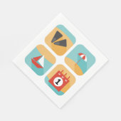 夏時間 スタンダードランチョンナプキン (角)