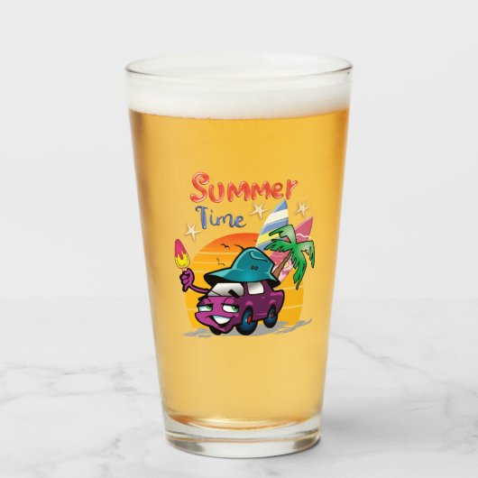 夏時間 タンブラーグラス (ドリンク正面)