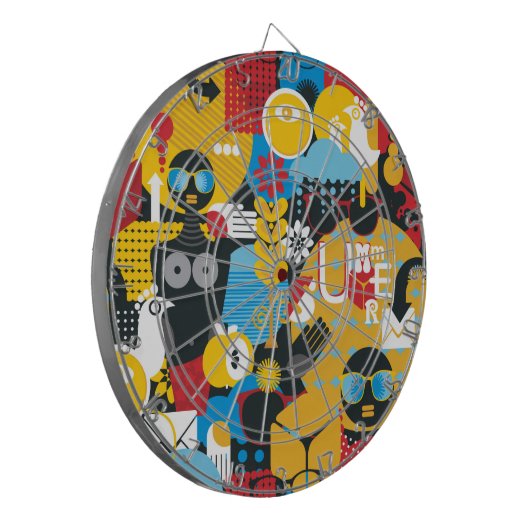 夏時間 ダーツボード (正面左)