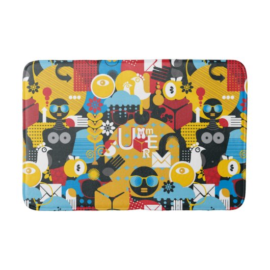 夏時間 バスマット (正面)