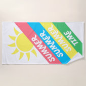 夏時間 ビーチタオル (正面)