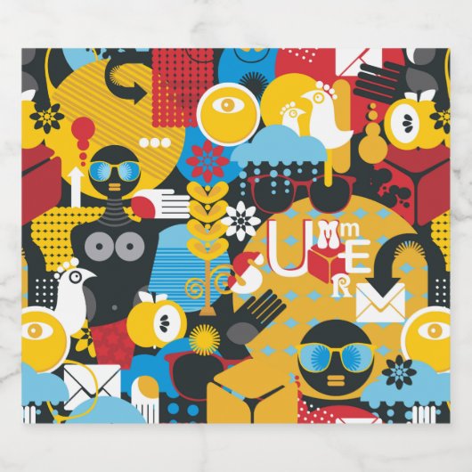 夏時間 ビールラベル (シングルラベル)