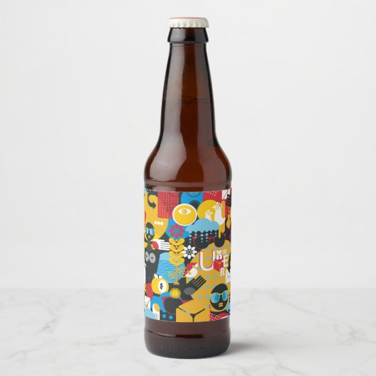 夏時間 ビールラベル (正面)