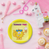 夏時間 ペーパープレート (パーティー)