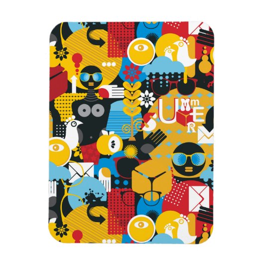 夏時間 マグネット (縦)