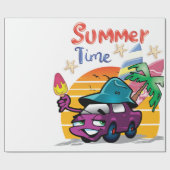 夏時間 ラッピングペーパー (フラット)