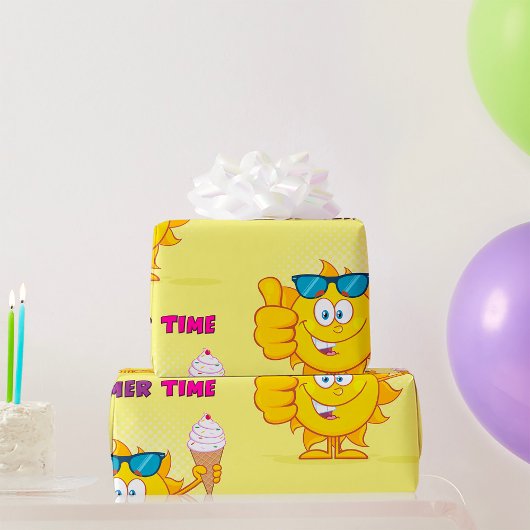 夏時間 ラッピングペーパー