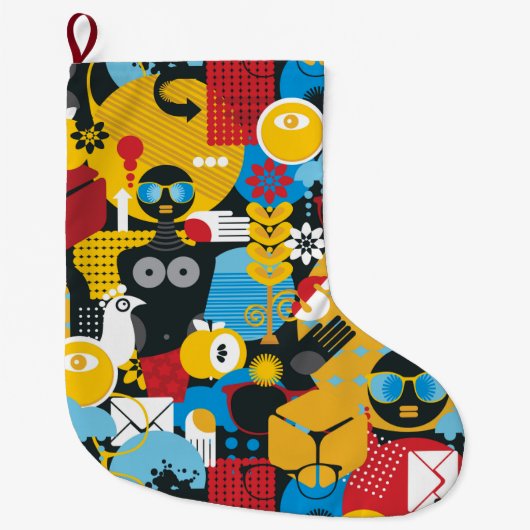 夏時間 ラージクリスマスストッキング (正面)