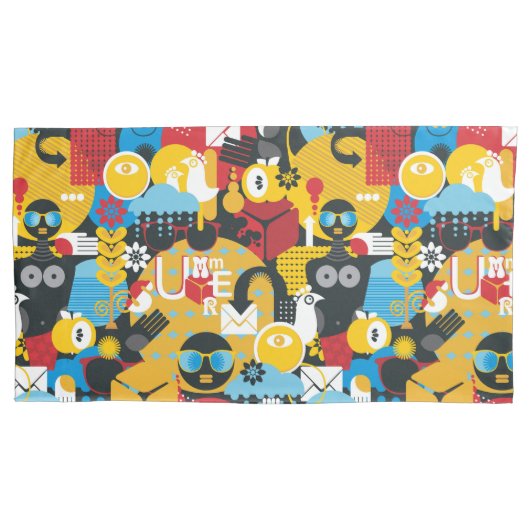 夏時間 枕カバー (正面)