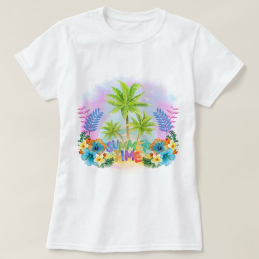 夏時間 Tシャツ (デザイン正面)