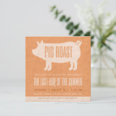 夏最後のBBQ 豚丸焼きパーティー 招待状 (スタンド正面)