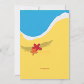 夏最高のパーティの招待状 招待状 (裏面)