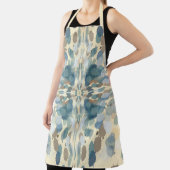 夏期おもしろい海スプレー(ばちゃばちゃ)跳ねる抽象芸術アート エプロン (インサイチュ)