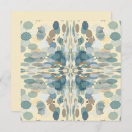 夏期おもしろい海スプレー（ばちゃばちゃ）跳ねる抽象芸術アート カード