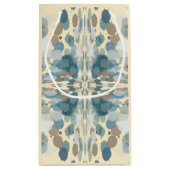 夏期おもしろい海スプレー(ばちゃばちゃ)跳ねる抽象芸術アート スモールペーパーバッグ (裏面)