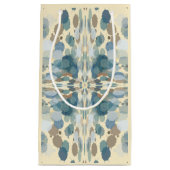 夏期おもしろい海スプレー(ばちゃばちゃ)跳ねる抽象芸術アート スモールペーパーバッグ (正面)