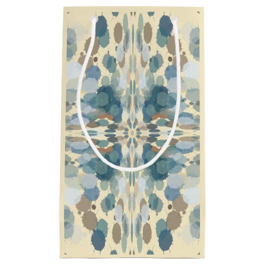 夏期おもしろい海スプレー（ばちゃばちゃ）跳ねる抽象芸術アート スモールペーパーバッグ