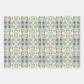 夏期おもしろい海スプレー(ばちゃばちゃ)跳ねる抽象芸術アート ラッピングペーパーシート (正面)