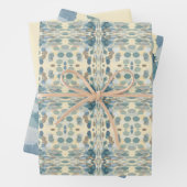 夏期おもしろい海スプレー(ばちゃばちゃ)跳ねる抽象芸術アート ラッピングペーパーシート (インサイチュ)