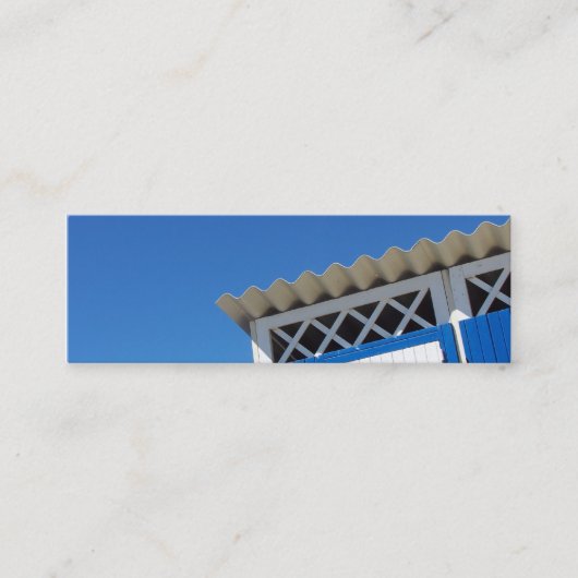 夏期しおり名刺 スキニー名刺 (正面)