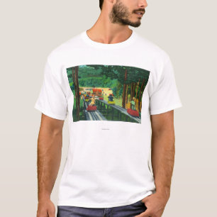 夏期にスキー移動式Cranmore山 Tシャツ