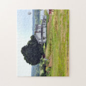 夏期のアマン派の農場 ジグソーパズル (縦)