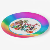 夏期の甘いパーティー ペーパープレート (アングル)