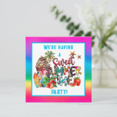 夏期の甘いパーティー 招待状 (スタンド正面)