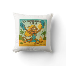 夏期の雰囲気： Monkey with Flipflops